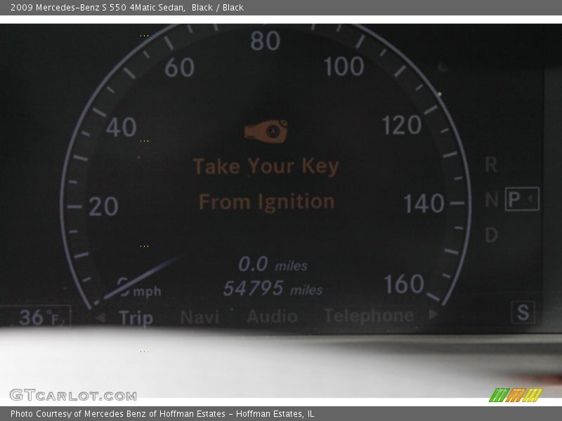 Black / Black 2009 Mercedes-Benz S 550 4Matic Sedan