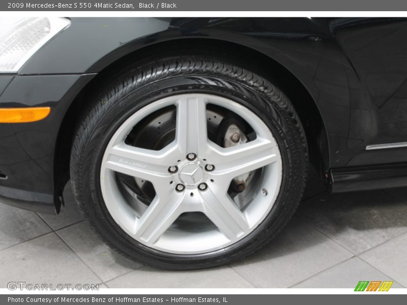 Black / Black 2009 Mercedes-Benz S 550 4Matic Sedan