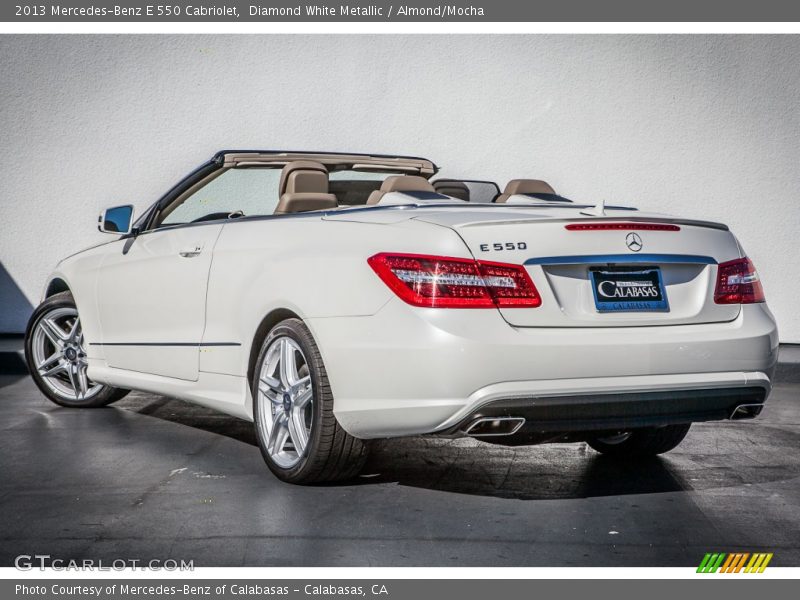 Diamond White Metallic / Almond/Mocha 2013 Mercedes-Benz E 550 Cabriolet