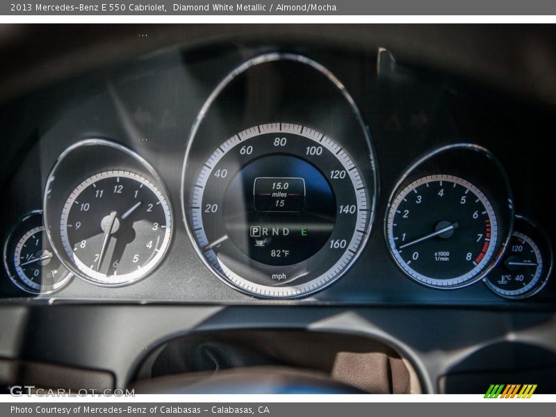  2013 E 550 Cabriolet 550 Cabriolet Gauges