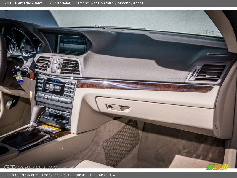 Diamond White Metallic / Almond/Mocha 2013 Mercedes-Benz E 550 Cabriolet