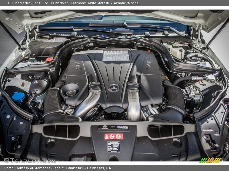  2013 E 550 Cabriolet Engine - 4.6 Liter Twin-Turbocharged DOHC 32-Valve VVT V8