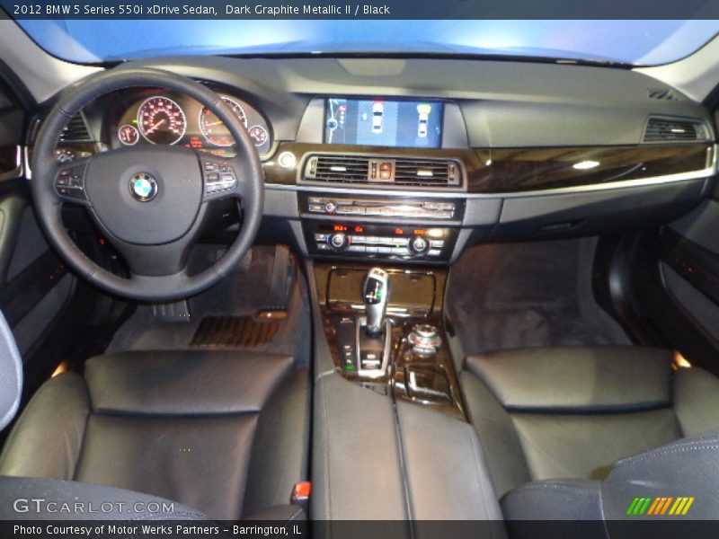 Dashboard of 2012 5 Series 550i xDrive Sedan