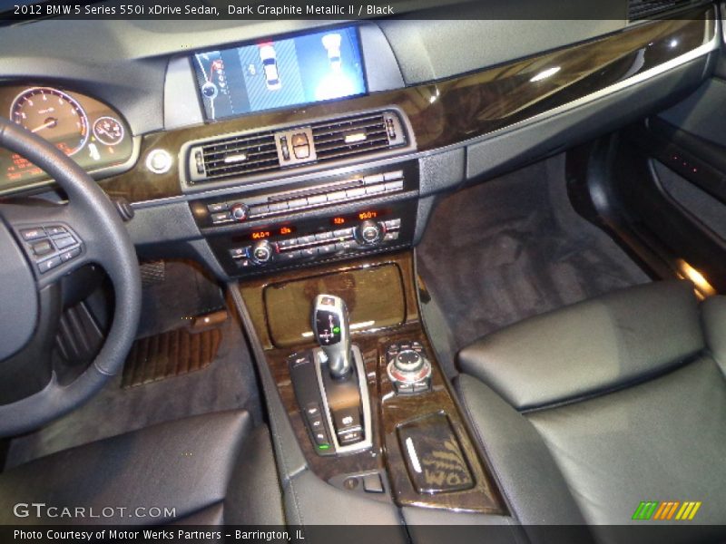 Dark Graphite Metallic II / Black 2012 BMW 5 Series 550i xDrive Sedan