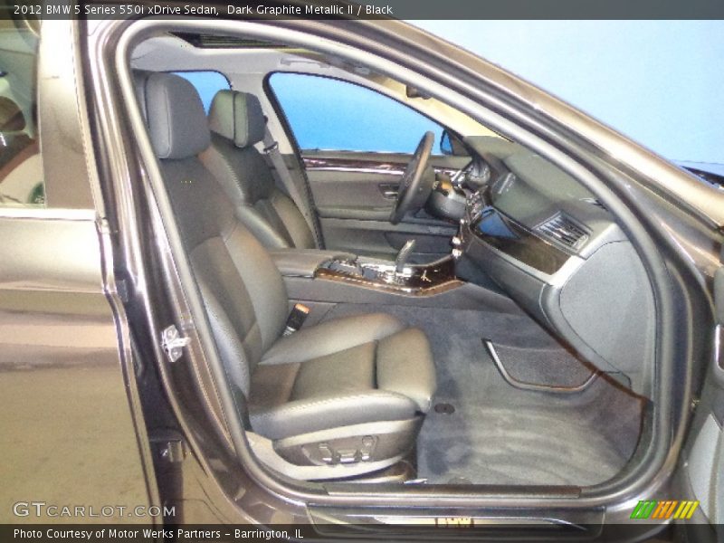  2012 5 Series 550i xDrive Sedan Black Interior