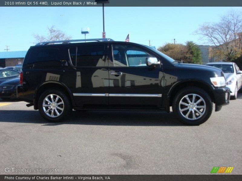 Liquid Onyx Black / Wheat 2010 Infiniti QX 56 4WD