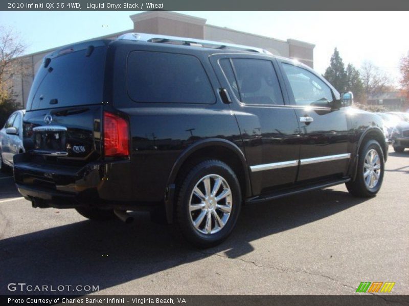Liquid Onyx Black / Wheat 2010 Infiniti QX 56 4WD