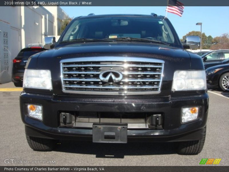 Liquid Onyx Black / Wheat 2010 Infiniti QX 56 4WD