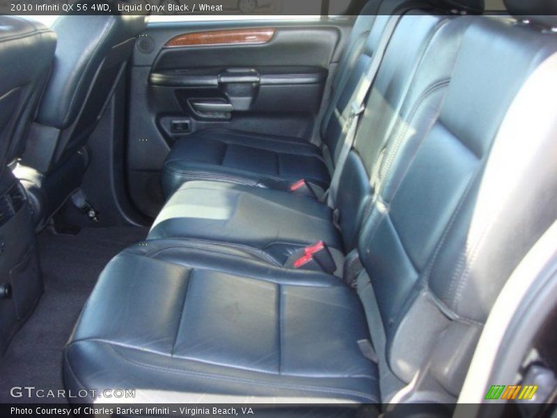 Liquid Onyx Black / Wheat 2010 Infiniti QX 56 4WD