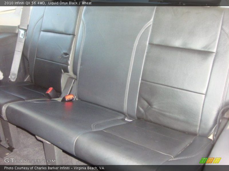 Liquid Onyx Black / Wheat 2010 Infiniti QX 56 4WD