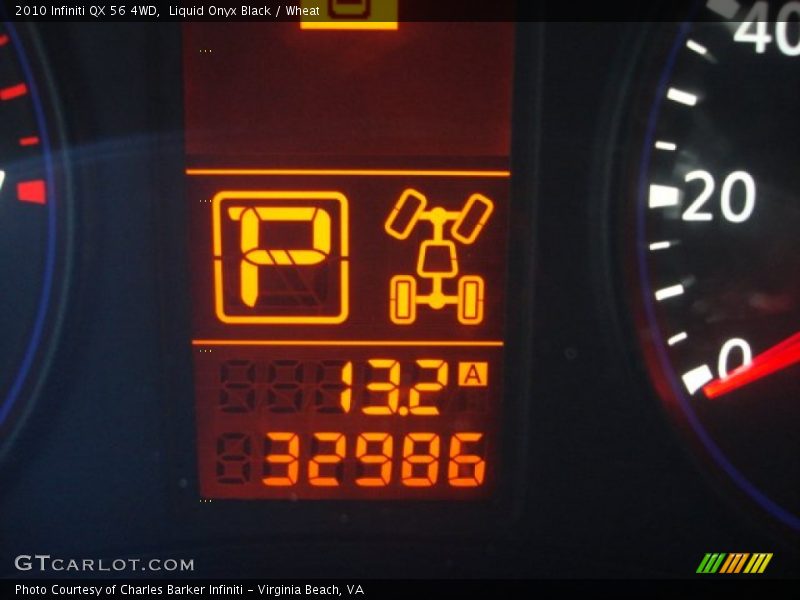 Liquid Onyx Black / Wheat 2010 Infiniti QX 56 4WD
