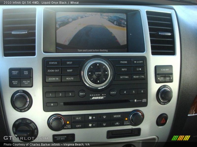 Liquid Onyx Black / Wheat 2010 Infiniti QX 56 4WD