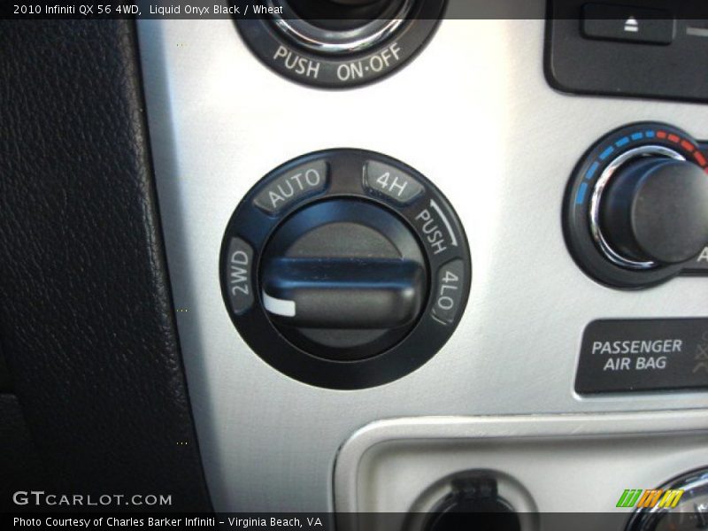 Liquid Onyx Black / Wheat 2010 Infiniti QX 56 4WD