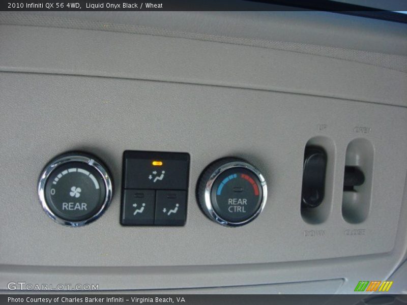 Liquid Onyx Black / Wheat 2010 Infiniti QX 56 4WD