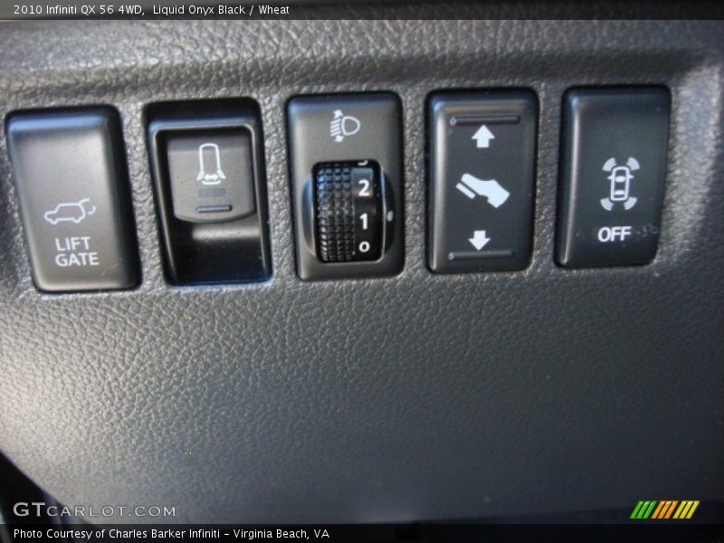 Liquid Onyx Black / Wheat 2010 Infiniti QX 56 4WD