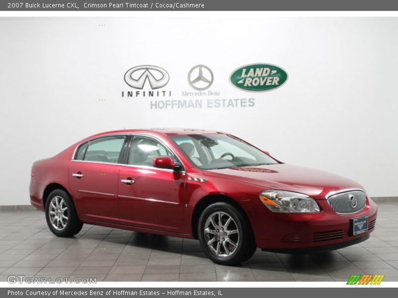 Crimson Pearl Tintcoat / Cocoa/Cashmere 2007 Buick Lucerne CXL