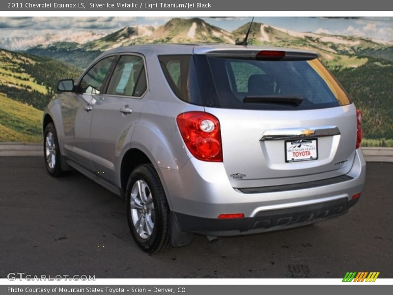 Silver Ice Metallic / Light Titanium/Jet Black 2011 Chevrolet Equinox LS