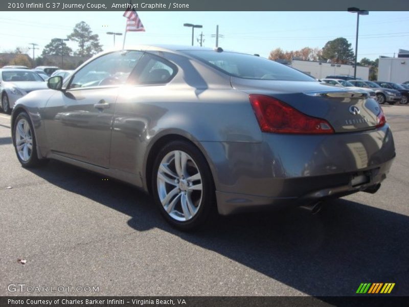 Amethyst Graphite / Stone 2010 Infiniti G 37 Journey Coupe