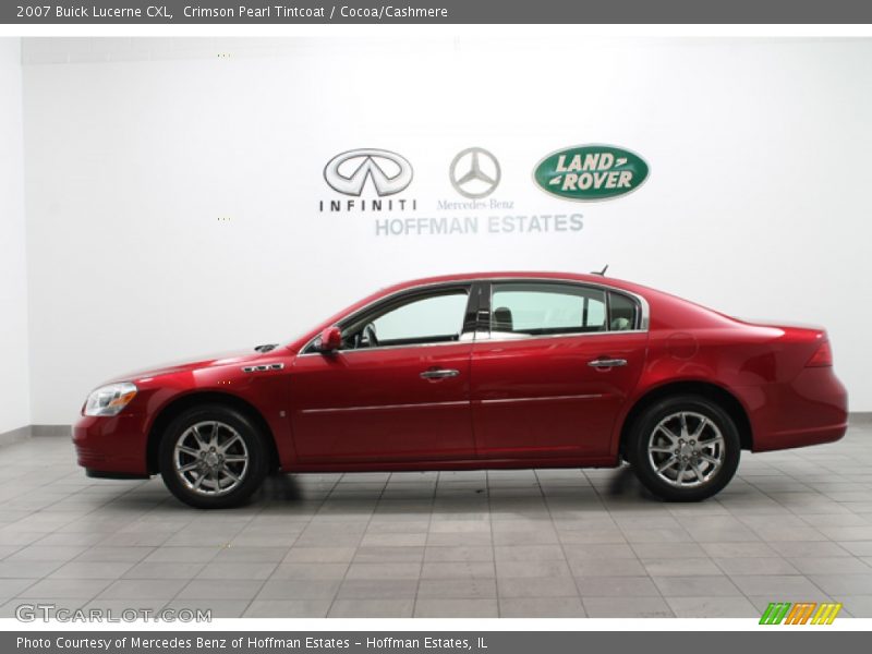 Crimson Pearl Tintcoat / Cocoa/Cashmere 2007 Buick Lucerne CXL