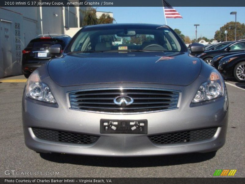 Amethyst Graphite / Stone 2010 Infiniti G 37 Journey Coupe