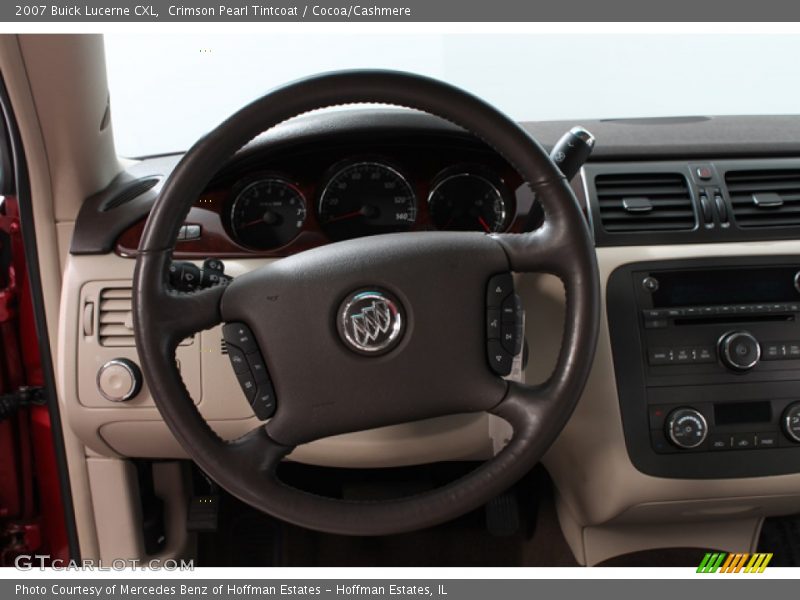 Crimson Pearl Tintcoat / Cocoa/Cashmere 2007 Buick Lucerne CXL