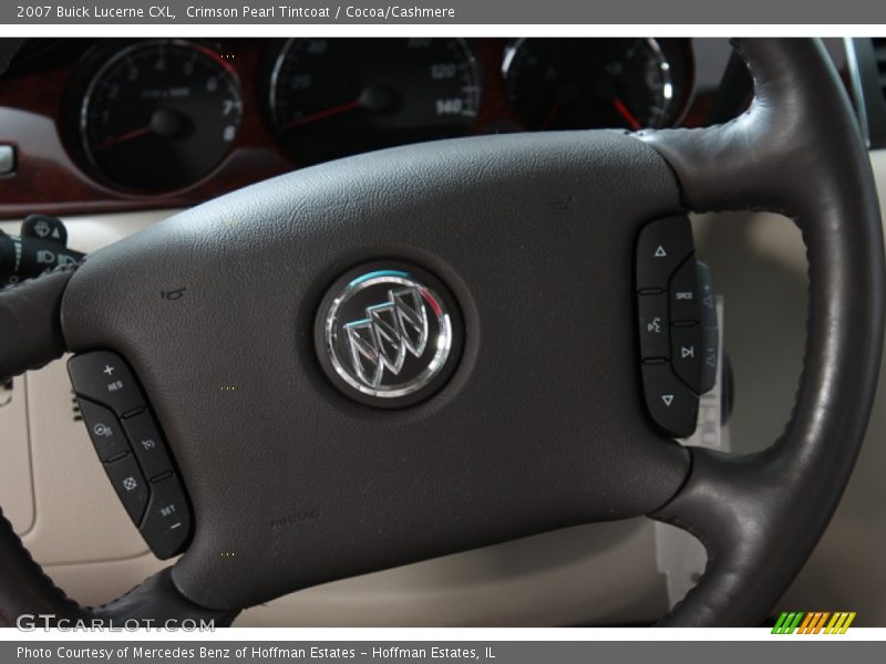 Crimson Pearl Tintcoat / Cocoa/Cashmere 2007 Buick Lucerne CXL