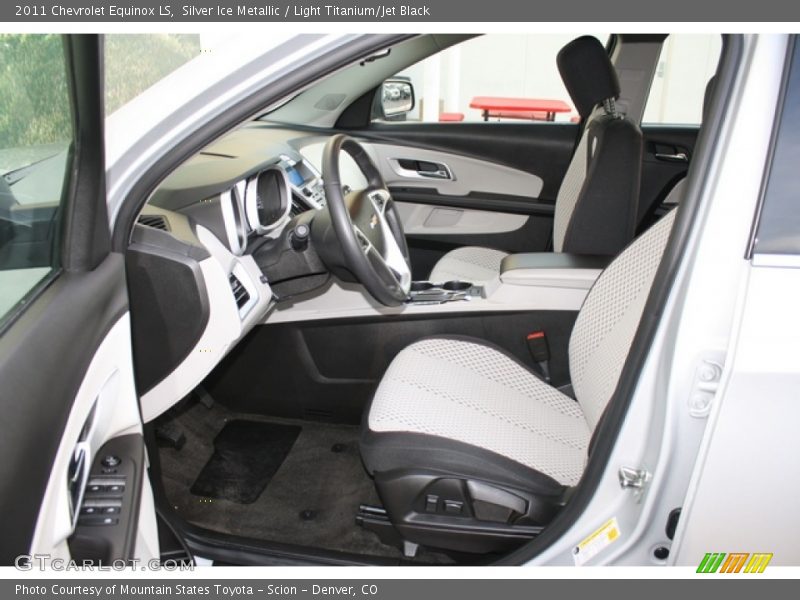  2011 Equinox LS Light Titanium/Jet Black Interior