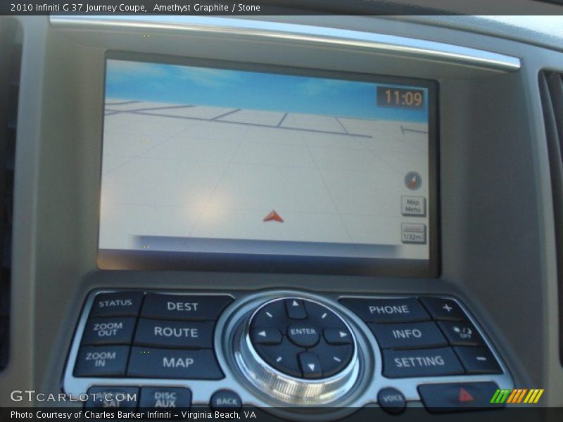 Navigation of 2010 G 37 Journey Coupe