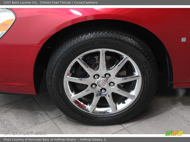 Crimson Pearl Tintcoat / Cocoa/Cashmere 2007 Buick Lucerne CXL
