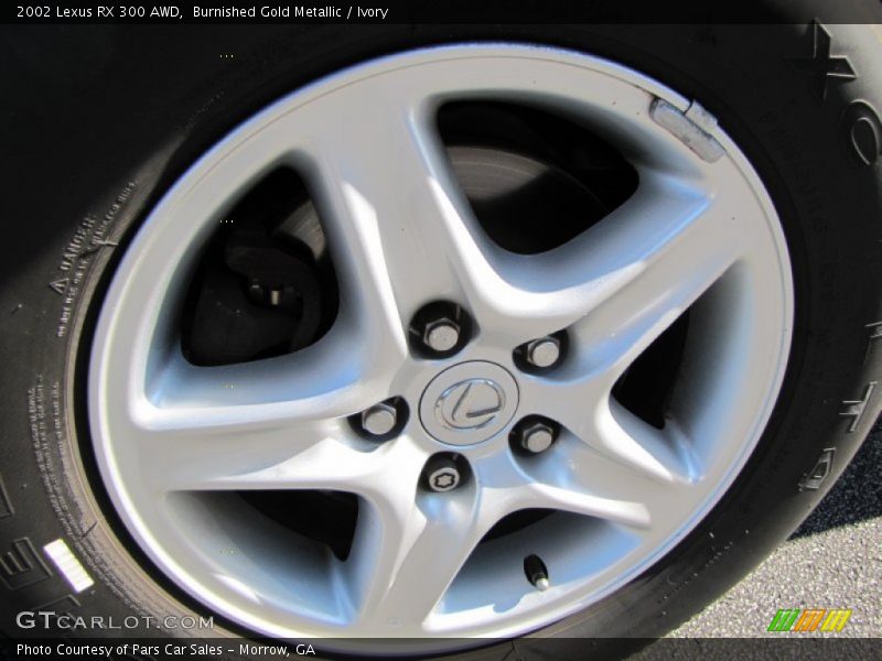 Burnished Gold Metallic / Ivory 2002 Lexus RX 300 AWD