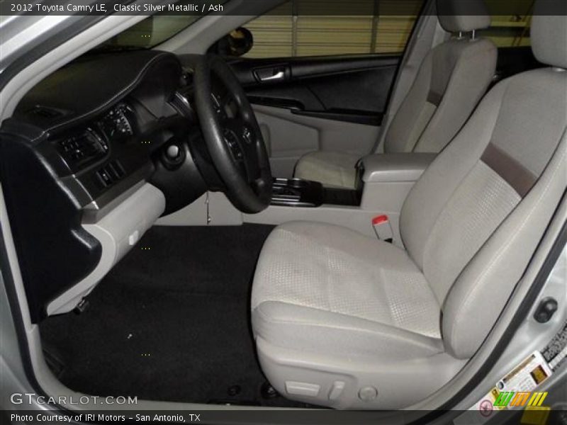 Classic Silver Metallic / Ash 2012 Toyota Camry LE