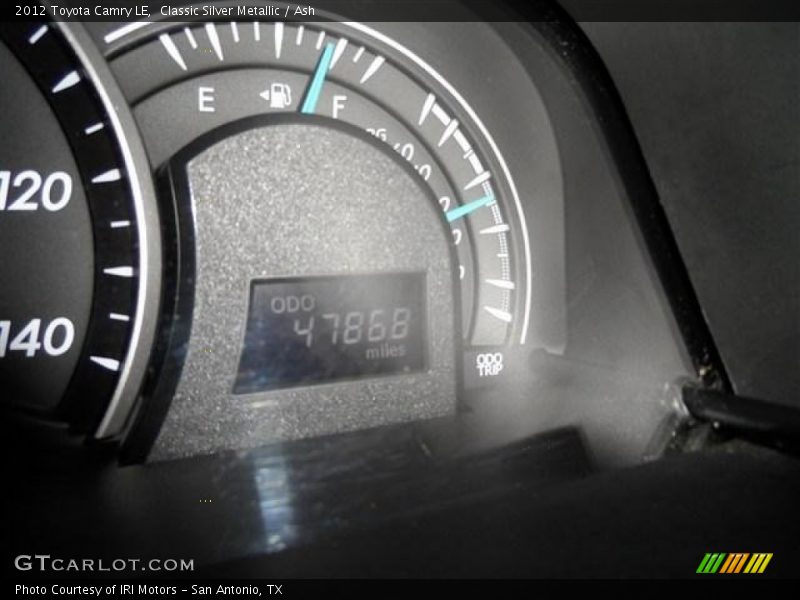 Classic Silver Metallic / Ash 2012 Toyota Camry LE