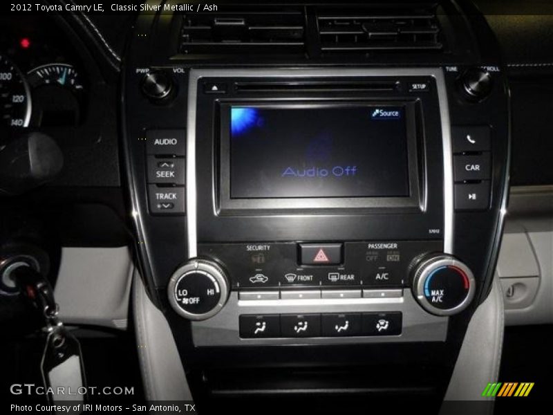 Classic Silver Metallic / Ash 2012 Toyota Camry LE