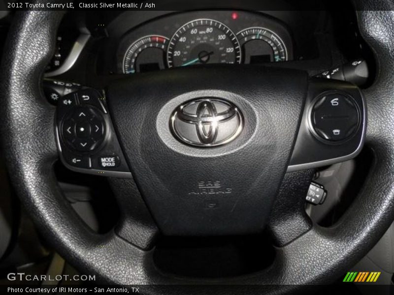 Classic Silver Metallic / Ash 2012 Toyota Camry LE