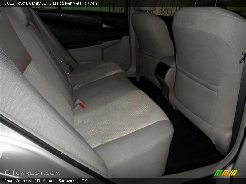 Classic Silver Metallic / Ash 2012 Toyota Camry LE