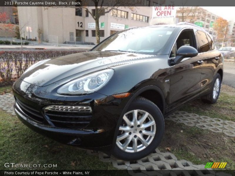 Black / Black 2013 Porsche Cayenne Diesel