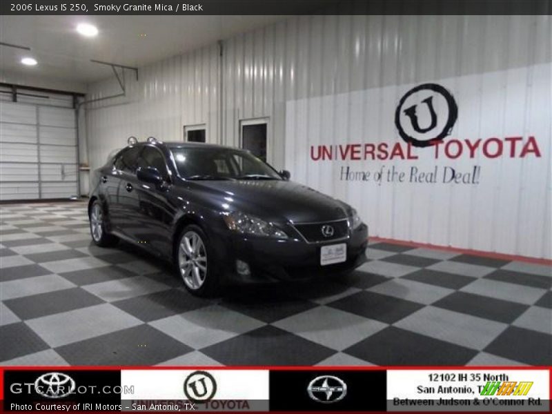 Smoky Granite Mica / Black 2006 Lexus IS 250