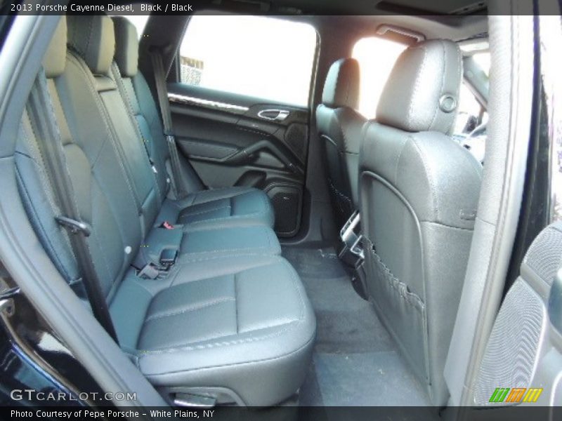 Rear Seat of 2013 Cayenne Diesel