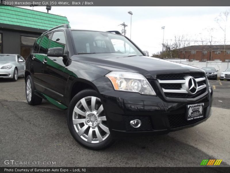 Black / Black 2010 Mercedes-Benz GLK 350 4Matic