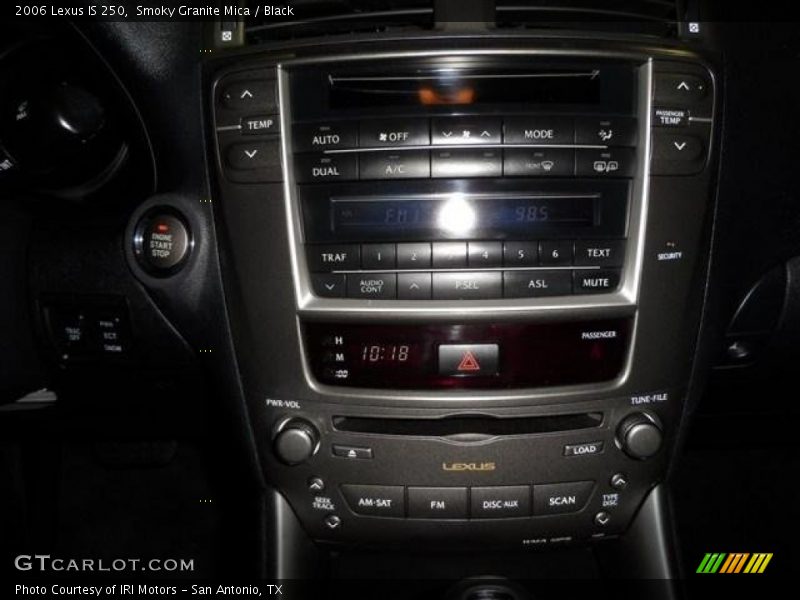 Smoky Granite Mica / Black 2006 Lexus IS 250