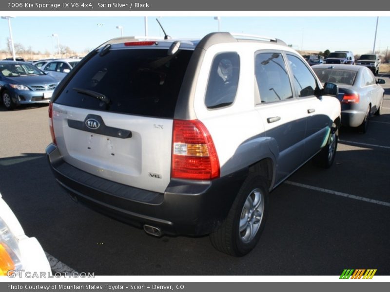 Satin Silver / Black 2006 Kia Sportage LX V6 4x4