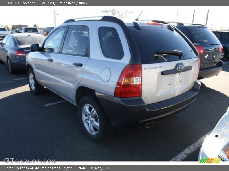 Satin Silver / Black 2006 Kia Sportage LX V6 4x4