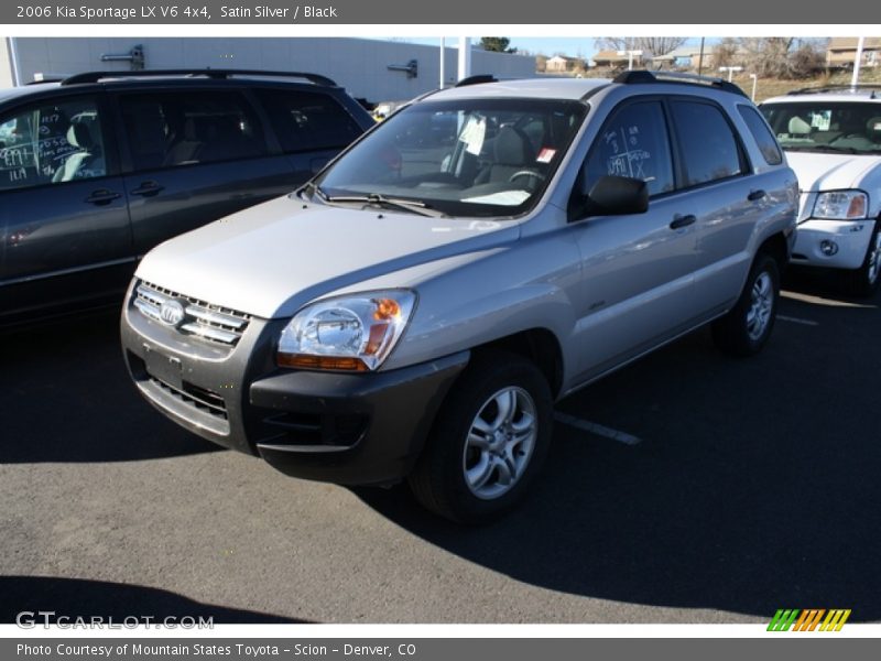 Satin Silver / Black 2006 Kia Sportage LX V6 4x4