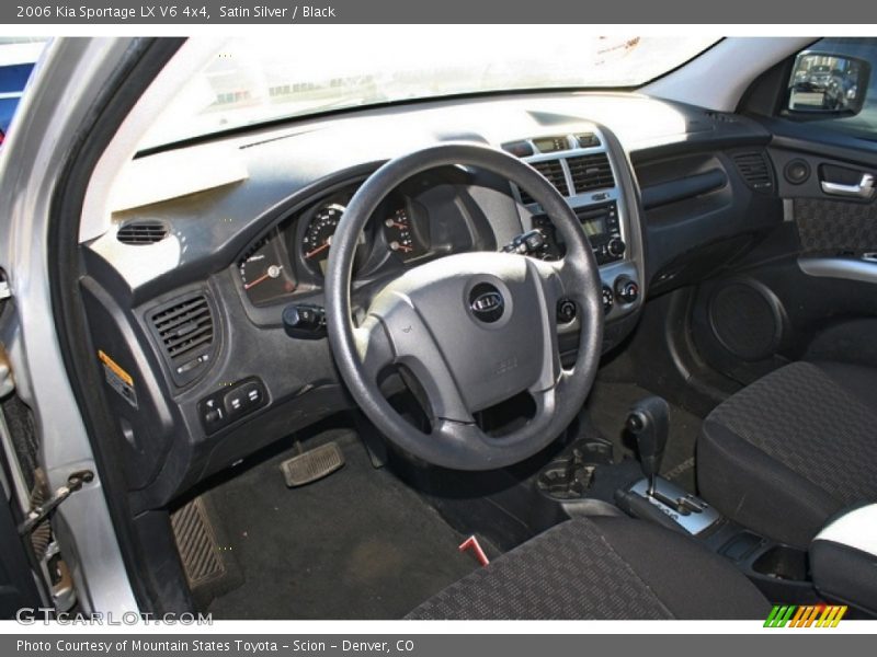 Satin Silver / Black 2006 Kia Sportage LX V6 4x4