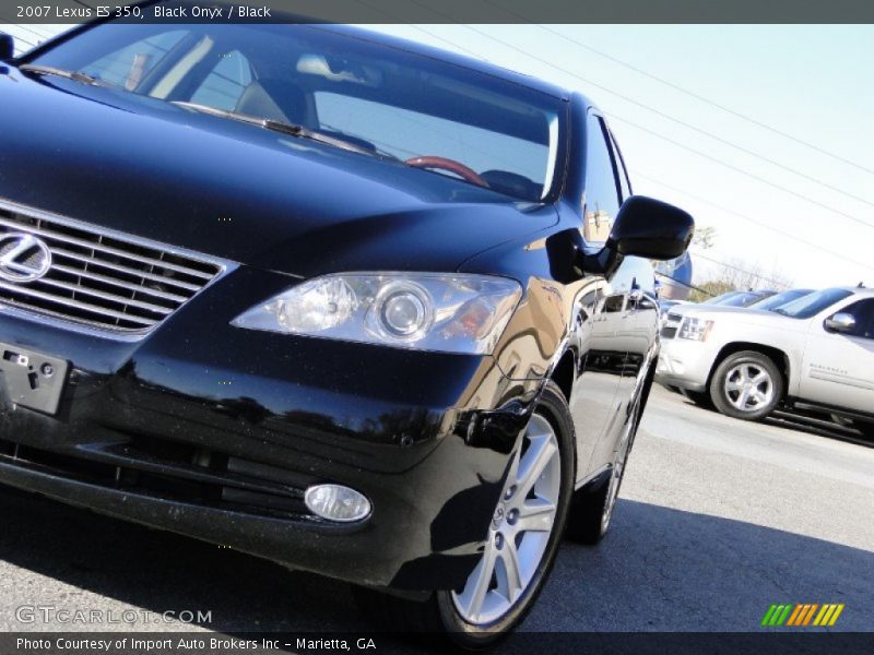 Black Onyx / Black 2007 Lexus ES 350