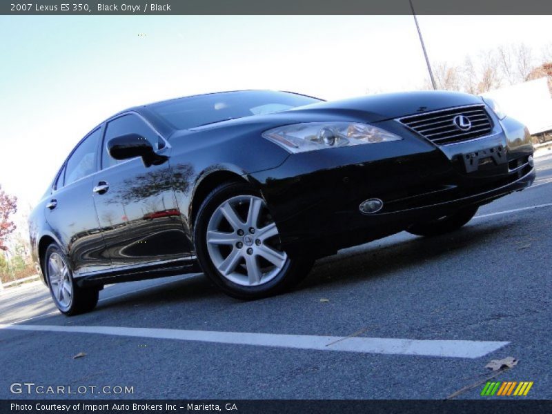 Black Onyx / Black 2007 Lexus ES 350