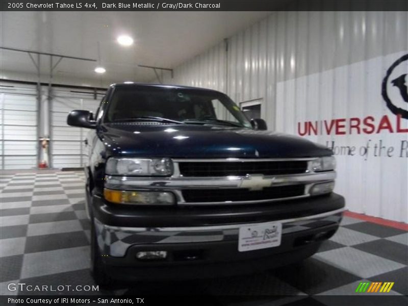 Dark Blue Metallic / Gray/Dark Charcoal 2005 Chevrolet Tahoe LS 4x4