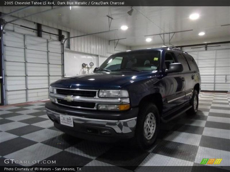 Dark Blue Metallic / Gray/Dark Charcoal 2005 Chevrolet Tahoe LS 4x4