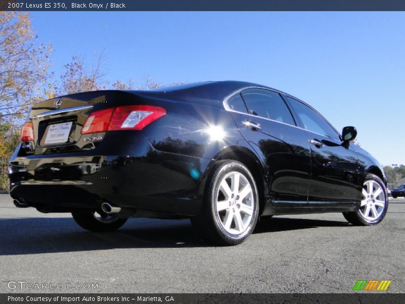 Black Onyx / Black 2007 Lexus ES 350