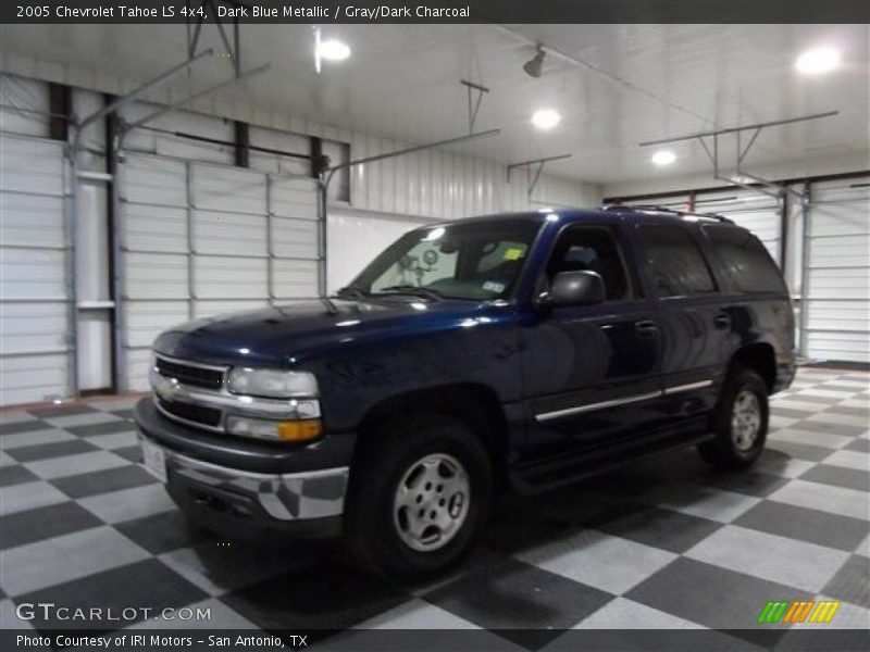 Dark Blue Metallic / Gray/Dark Charcoal 2005 Chevrolet Tahoe LS 4x4